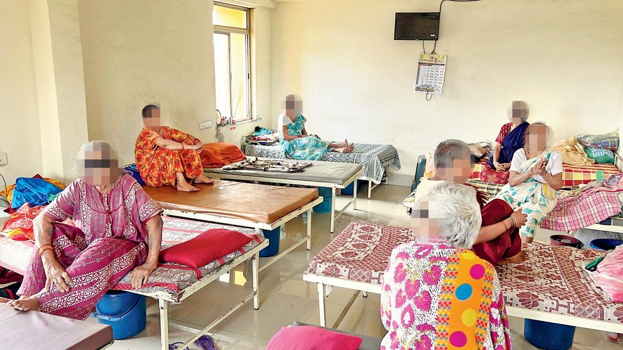 Some of the women inmates of the Vasai shelter
