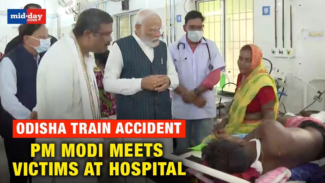 Odisha train accident: PM Modi arrives to meet survivors of the accident 