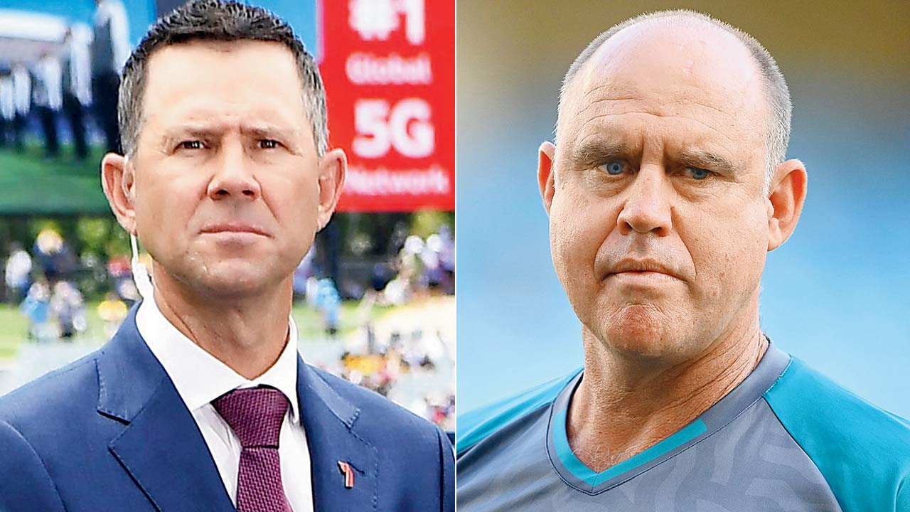 Ricky Ponting and Matthew Hayden