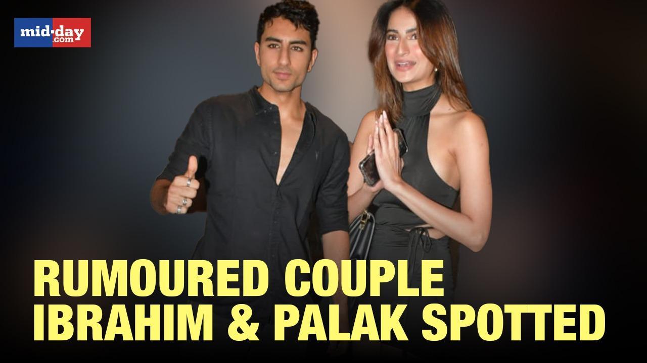 Rumoured Couple Palak Tiwari & Ibrahim Ali Khan Spotted Attending Karan Mehta's 