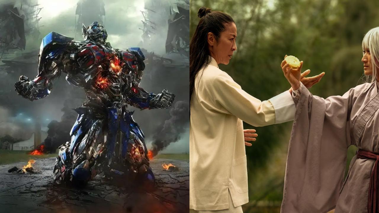 Stills from Transformers (left) and Everything Everywhere All At Once (right)