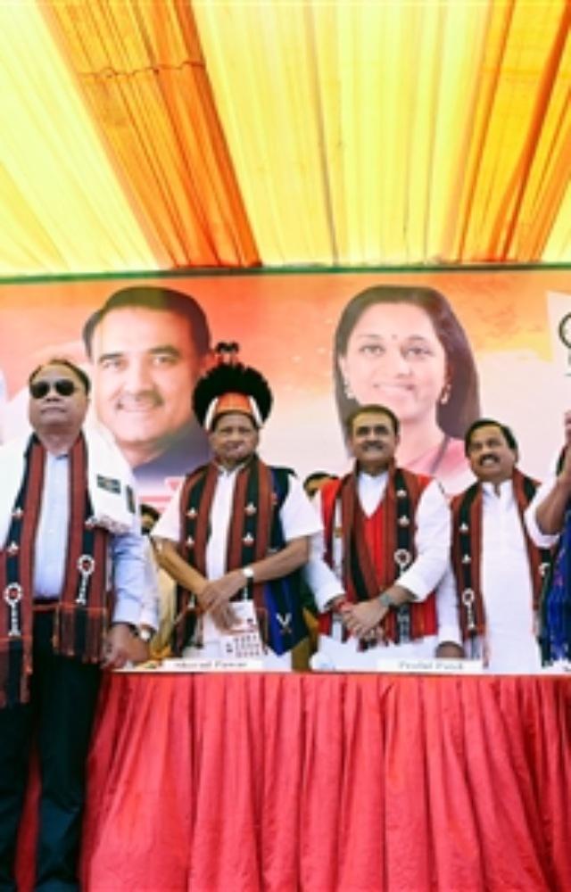 The announcement was made in presence of Ajit Pawar, a key player in NCP