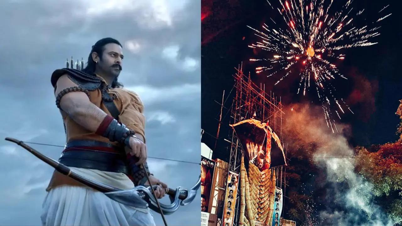Renowned for enjoying a devoted fanbase across the nation, Pan-India star Prabhas’s fandom is at its peak. The madness has begun from midnight - with fans dancing, hailing and burning crackers in the name of their superstar’s highly anticipated release of 'Adipurush' from 2 AM in the night. Read full story here