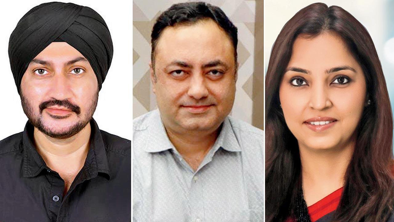 Mandeep Singh Makkar, Vishal Wadhwani,  asset advisor and Reema Kundnani