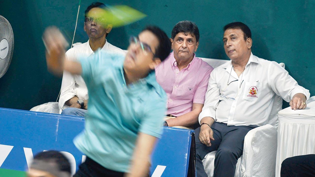 Sunil Gavaskar and Prakash Padukone spotted at Suhas Nadkarni Memorial badminton tournament final