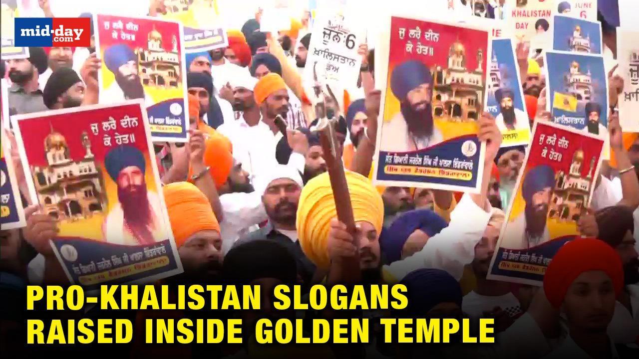 Pro-Khalistan slogans raised inside Golden Temple 