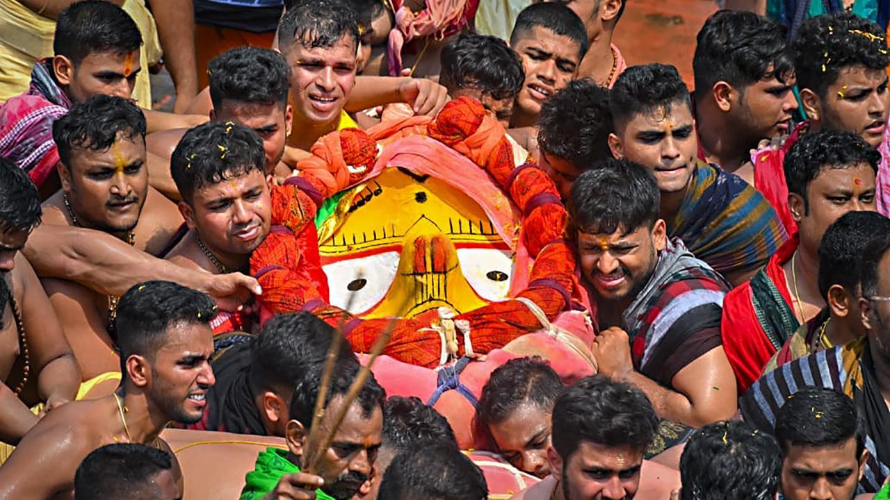 IN PHOTOS: Thousands of devotees arrive in Puri for Lord Jagannath's Rath Yatra