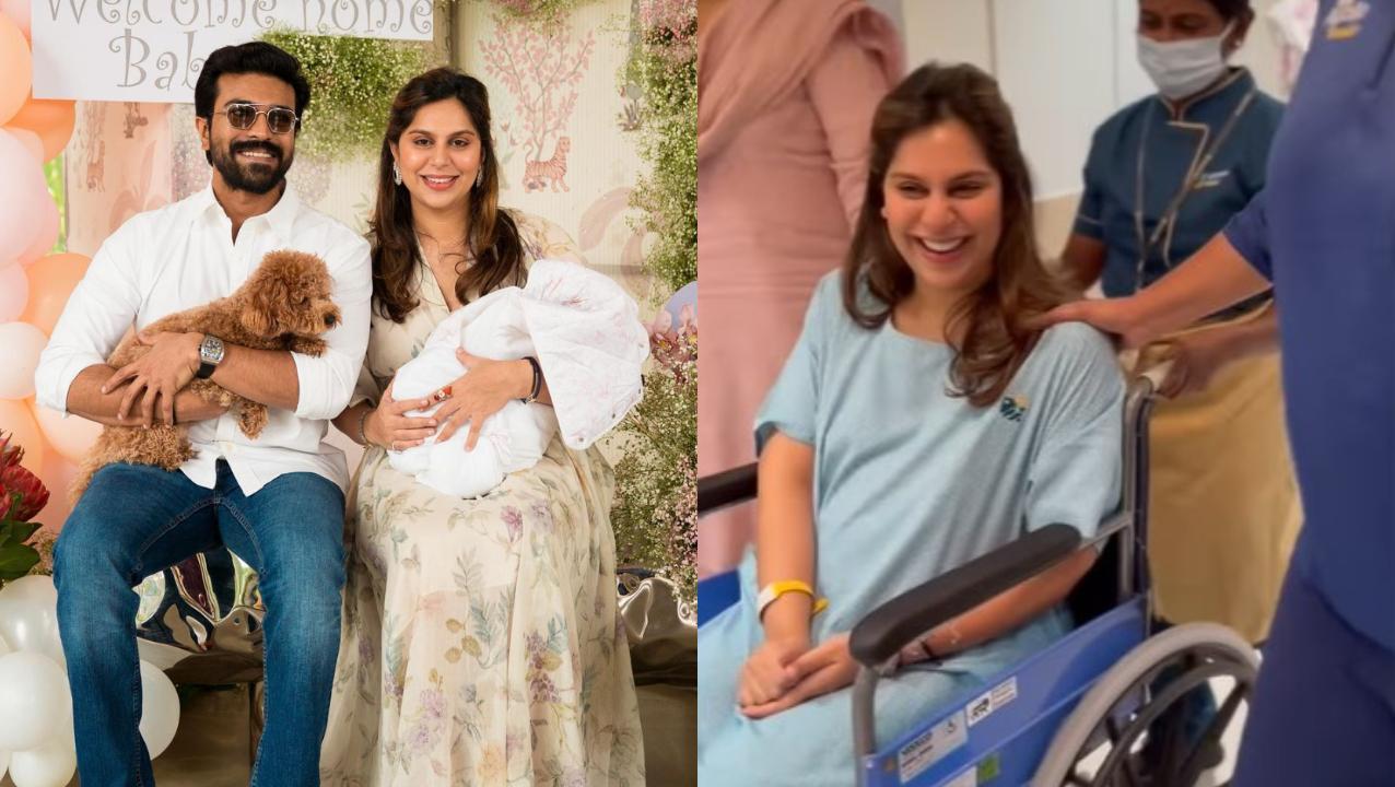 Video: Moments before Ram Charan and Upasana welcomed their daughter, latter calls it the 'happiest moment'