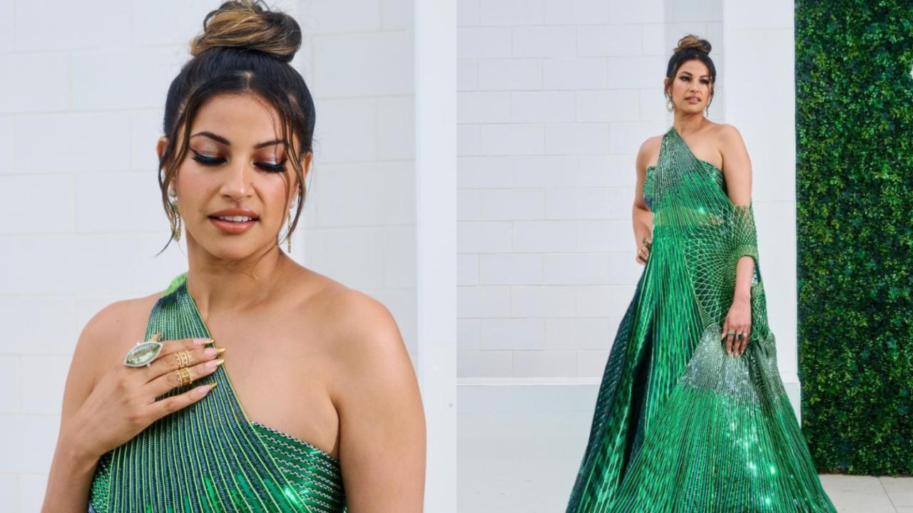 'Never Have I Ever' star Richa Moorjani stuns in emerald ensemble at premiere