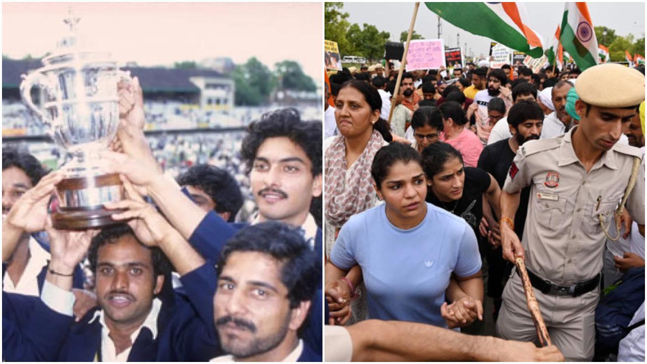 Gavaskar & other 1983 World Cup-winning stars support protesting wrestlers