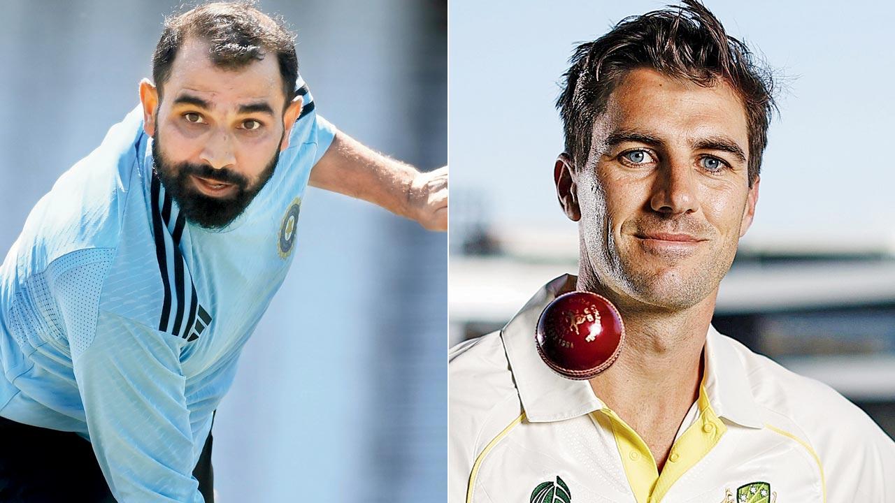  Mohammed Shami and Pat Cummins