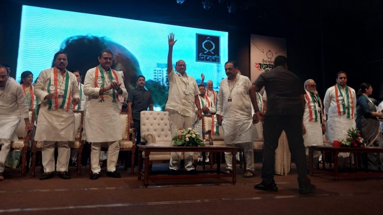 IN PHOTOS: Sharad Pawar, other NCP leaders celebrate party's silver jubilee