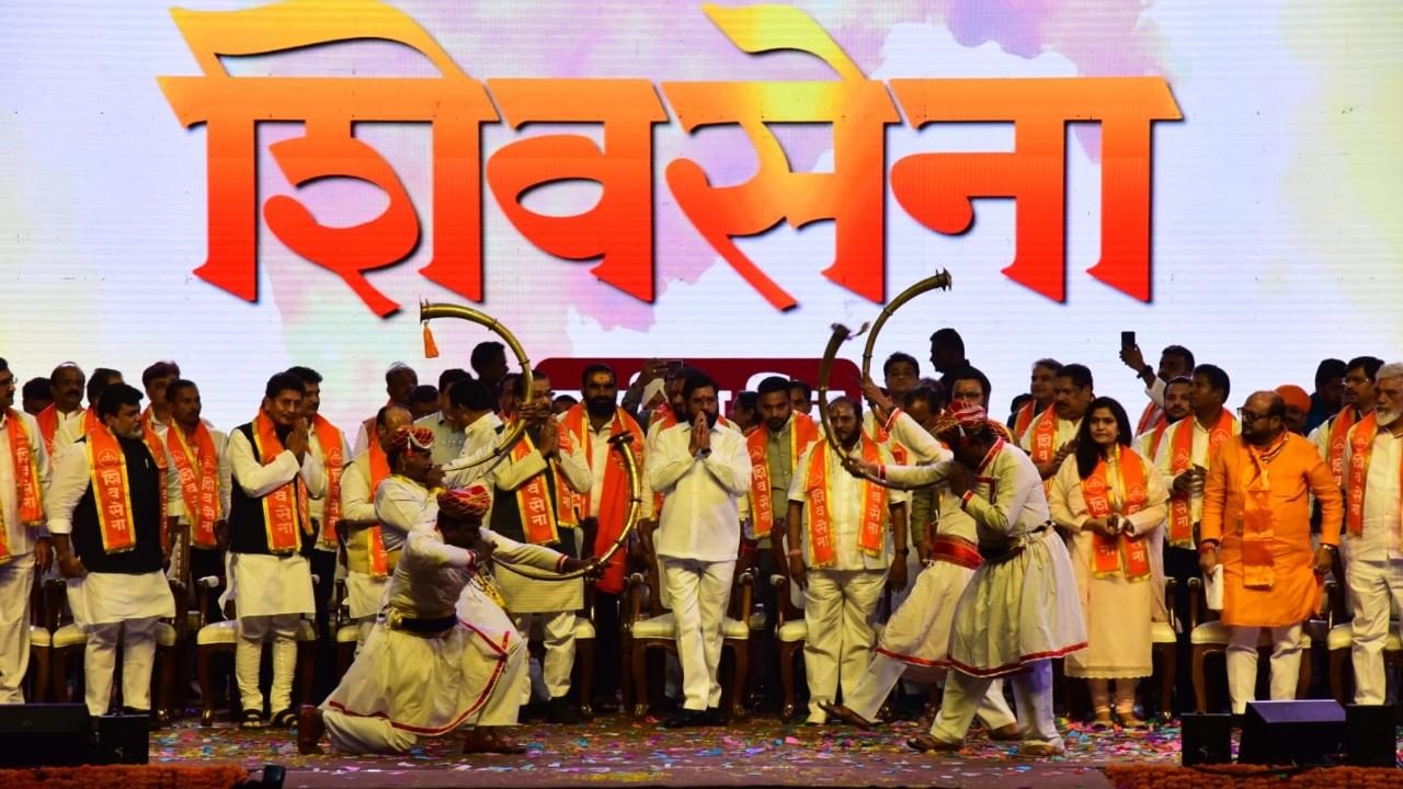 Maharashtra Chief Minister Eknath Shinde on Monday launched social media handles of the Shiv Sena on the party's 57th foundation day. The social media handles of platforms including Twitter, Instagram and Facebook were released ahead of the party's foundation day event