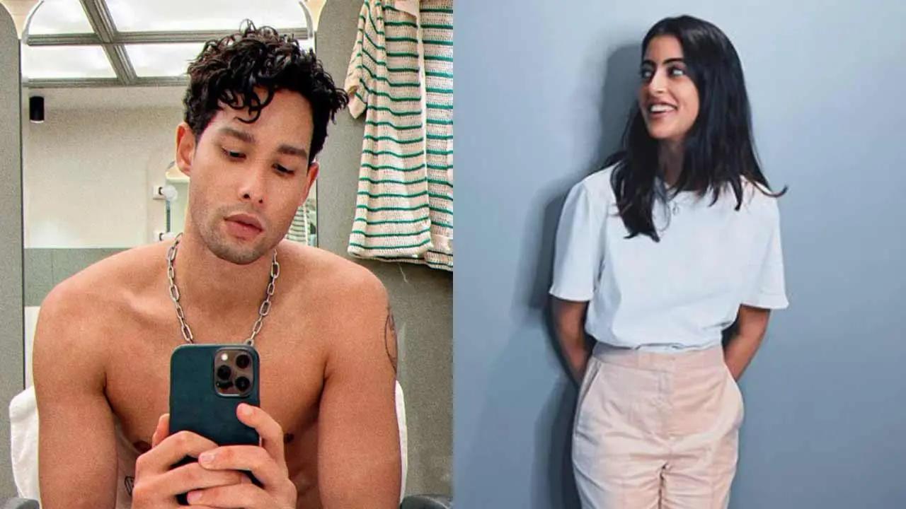 Rumoured couple Siddhant Chaturvedi, Navya Naveli Nanda return to Mumbai