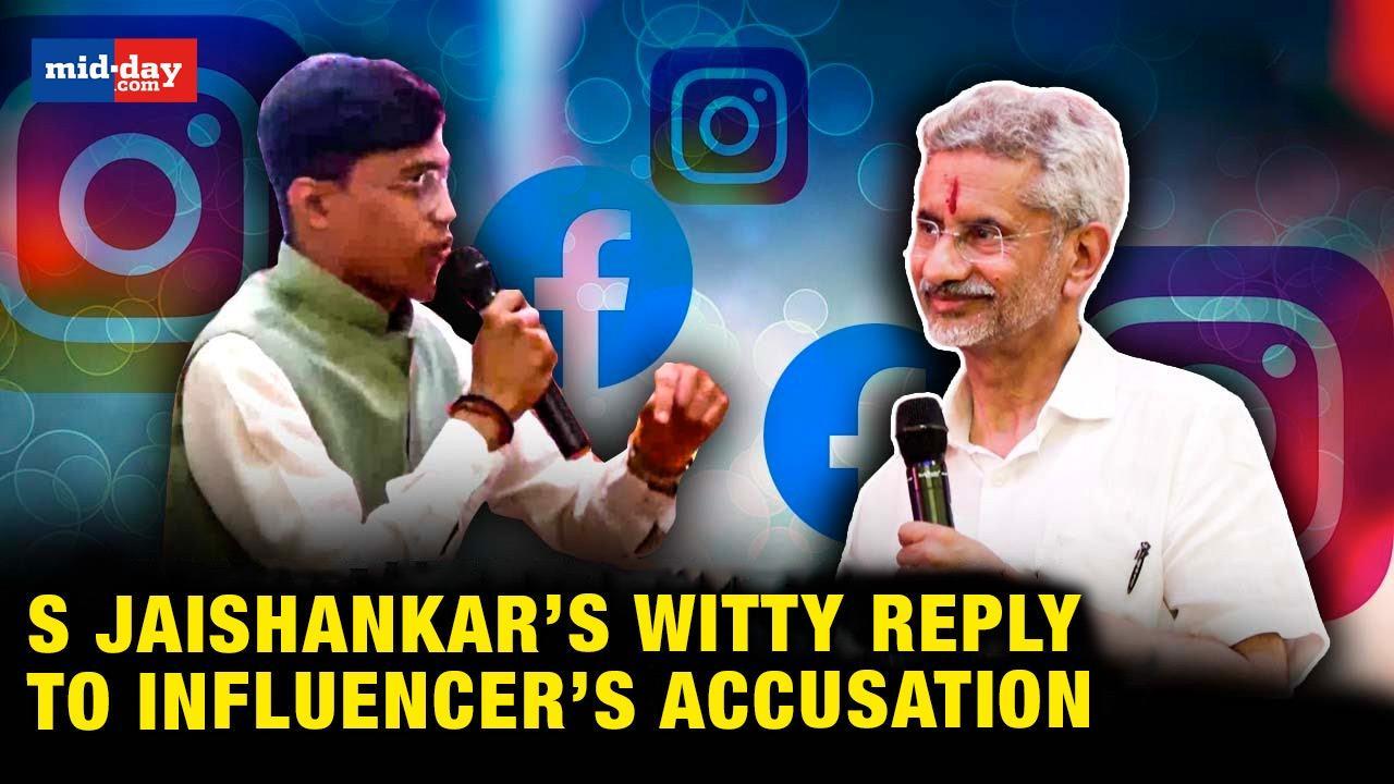 S Jaishankar gives witty reply to influencer's question over 'being friendly' 