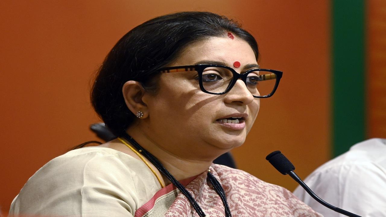 BJP leader and Union Minister Smriti Irani took a dig at JD(U) and other opposition parties, saying it was 