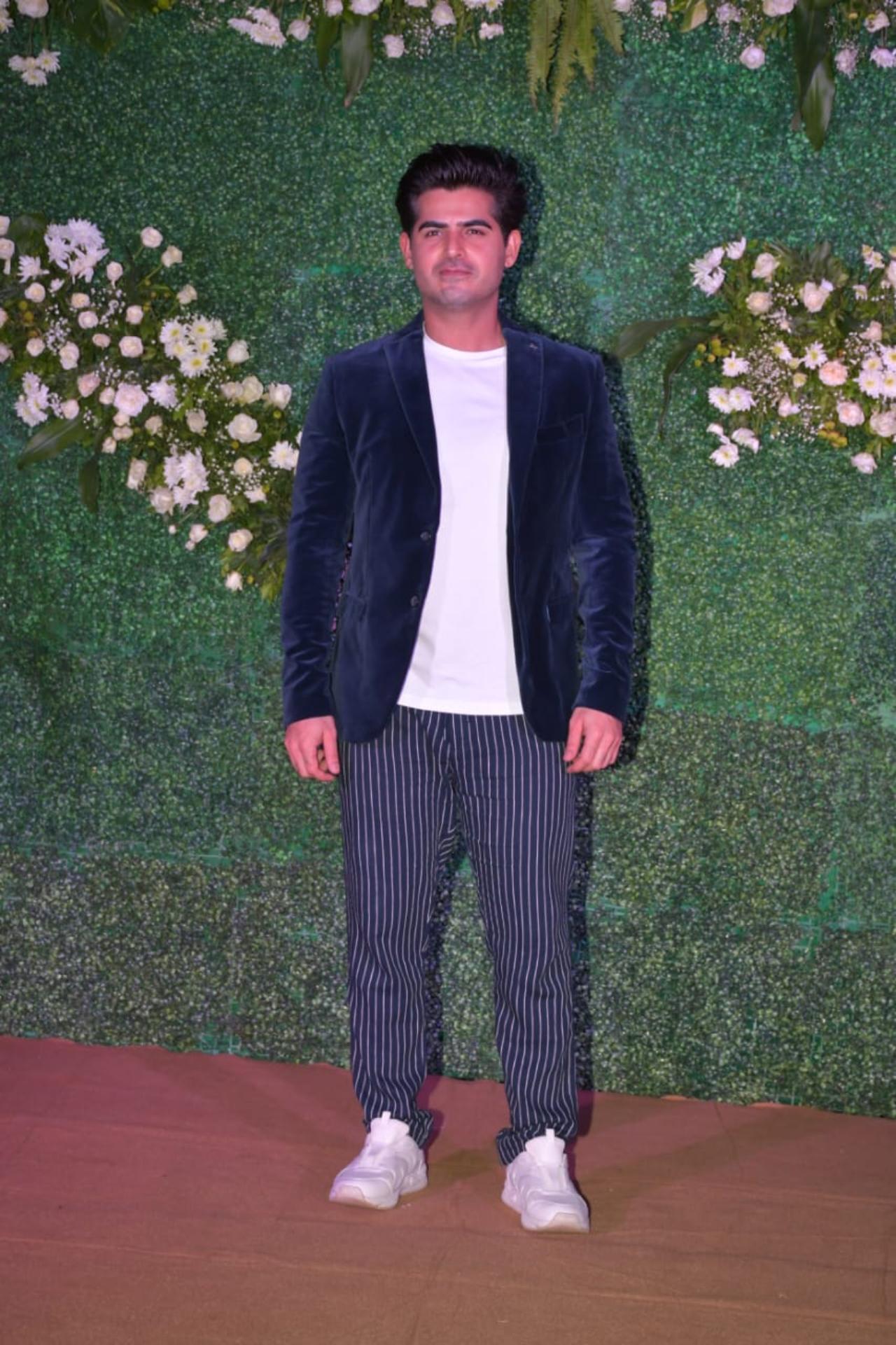 Actor Om Kapoor who was one of the leads in 'Pyaar ka Punchnama 2' was also spotted at the reception