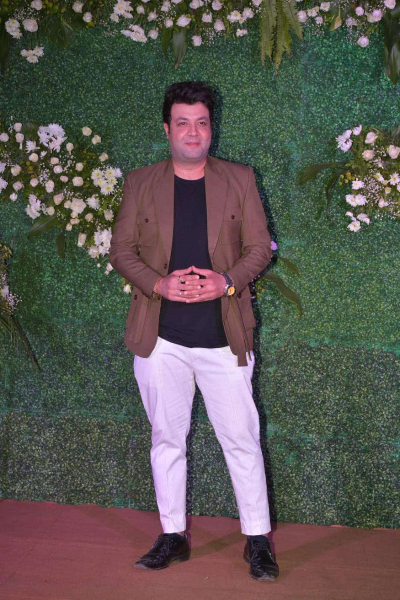 Actor Varun Sharma also arrived solo for the celebrations