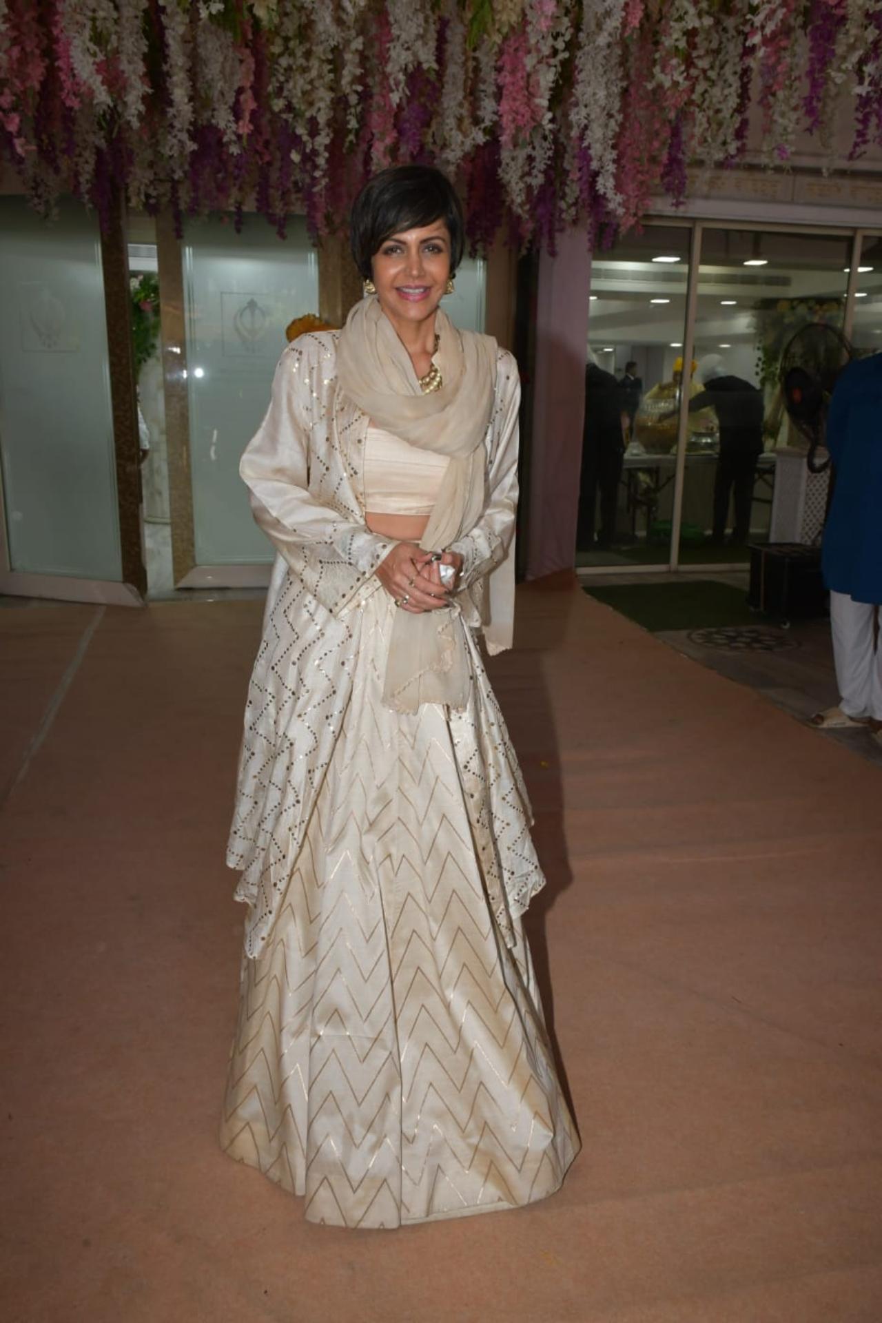 Mandira Bedi at Sonnalli Seygall and Ashesh L Sajnani's wedding 