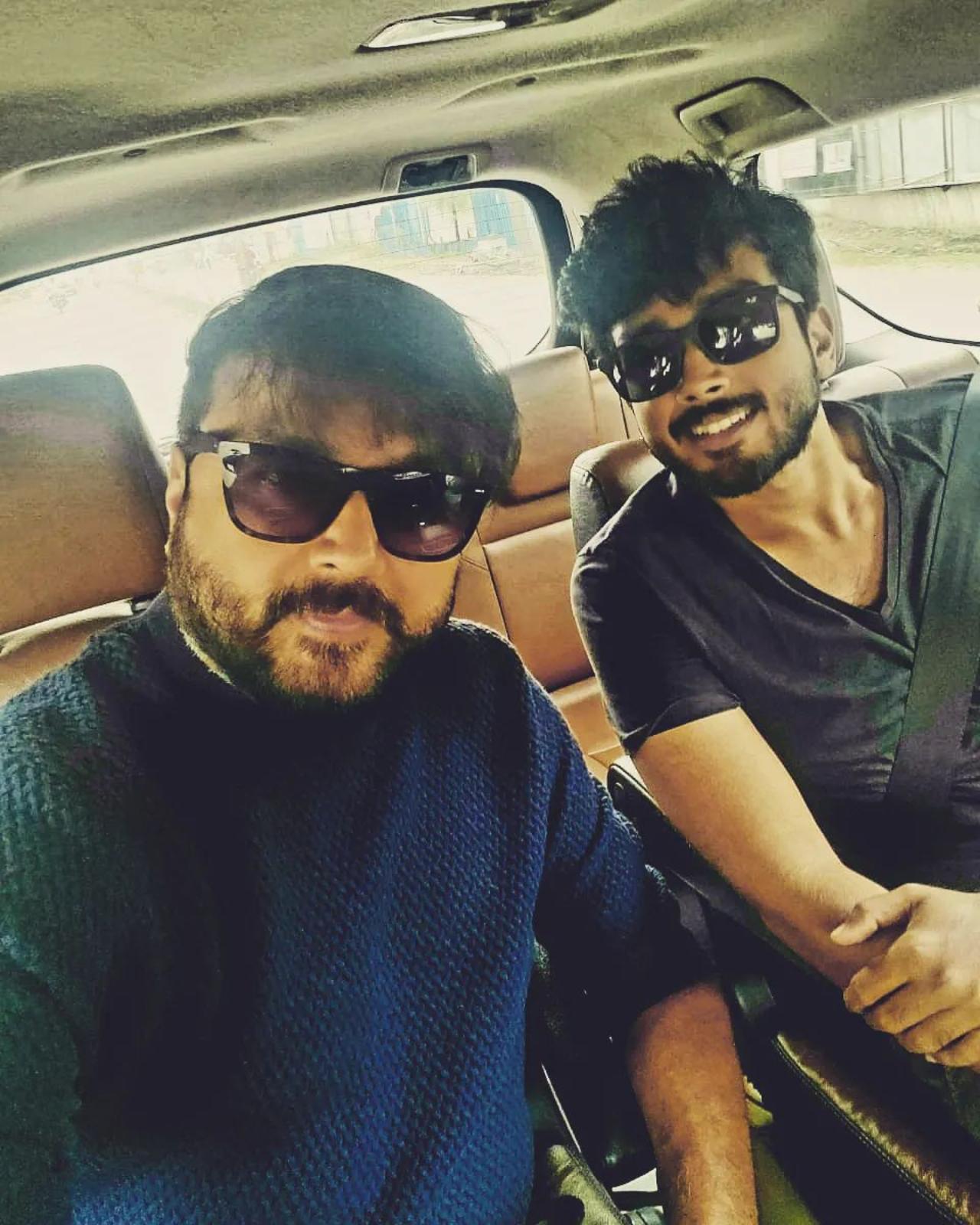 Jayaram and Kalidas Jayaram:
Jayaram is a well known actor in the Malayalam industry and is known for his excellent comic timing. His son Kalidas started acting as a child artist and is also the recipient of a National Award for Best Child Artist. He won the award for the film 'Ente Veedu Appuvinteyum' which also starred Jayaram. In 2016, he made his debut in Tamil cinema with 'Meen Kuzhambum Mann Paanaiyum' (2016) and returned to Malayalam with 'Poomaram' (2018), 