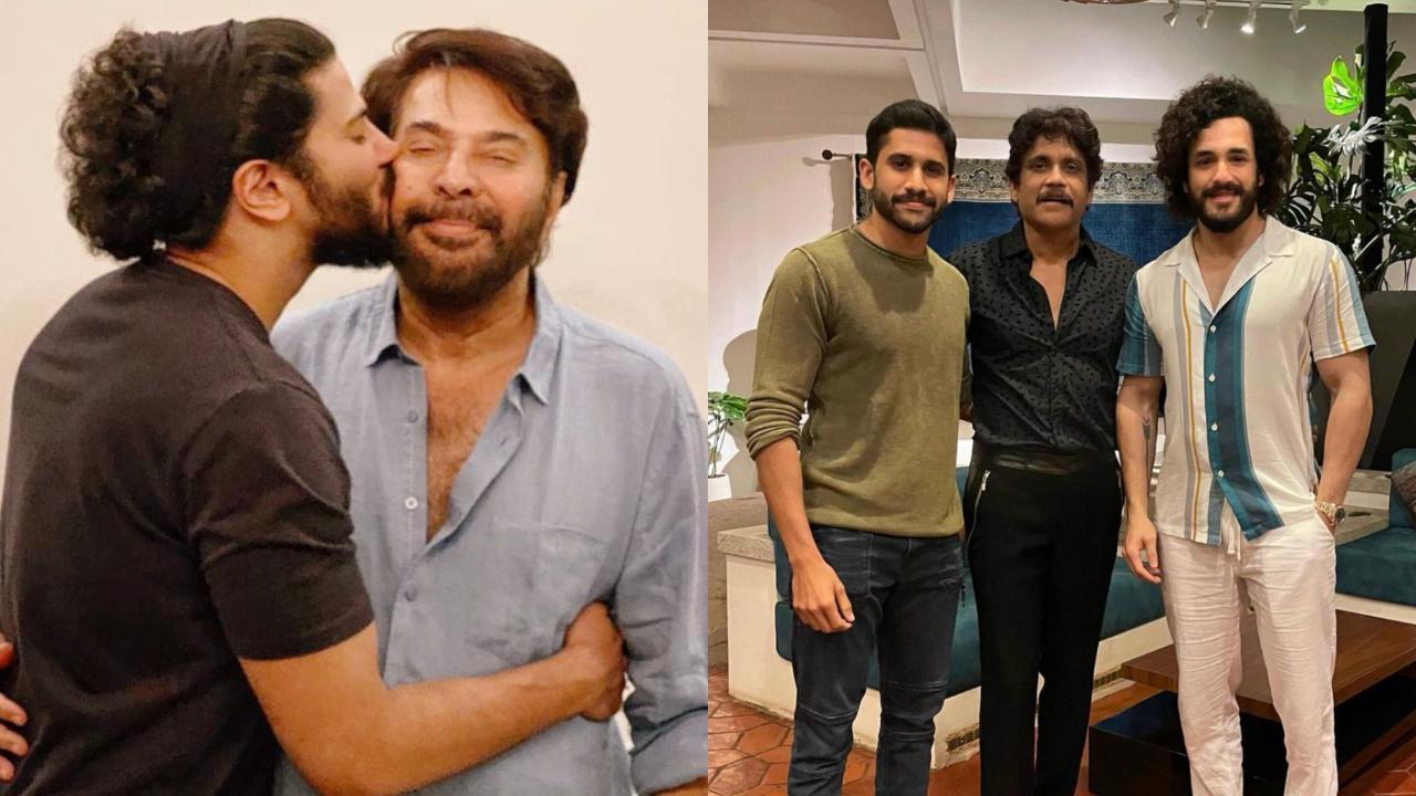 Popular father-son actor duos from the South fim industry