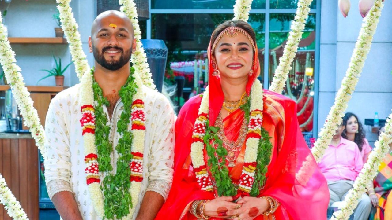 Cinematographer Santhana Krishnan gets married to Manini Mishra; see pics