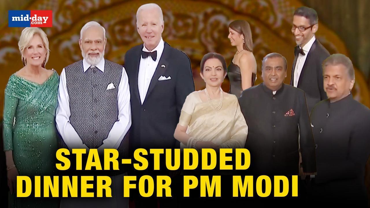 PM Modi US Visit: US Pres Biden and first lady welcome PM Modi for state dinner