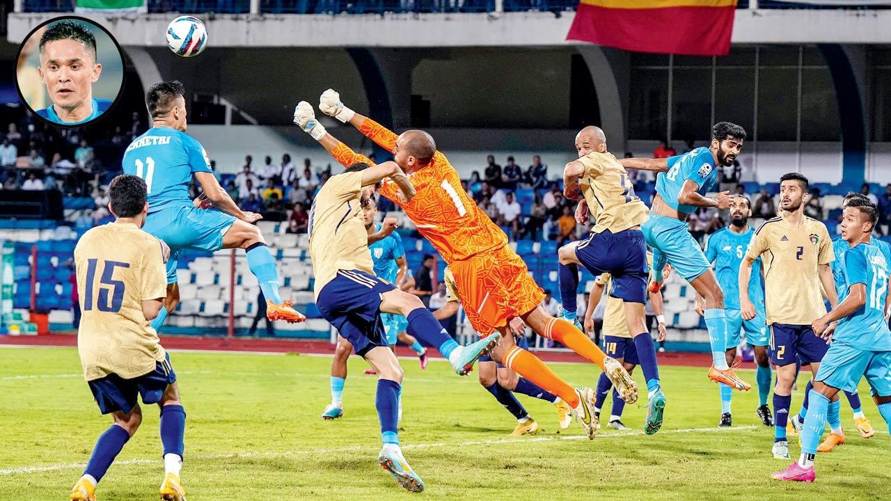 SAFF Championship 2023: Chhetri's strike produces 1-1 stalemate against Kuwait