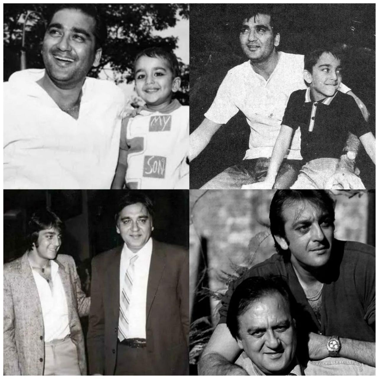 Sanjay Dutt never misses an occasion to shower his love on his parents. On his father's birth anniversary on June 6, 2023, the actor took to his social media to share a collage of pictures with his father. Sharing the collage he wrote, 
