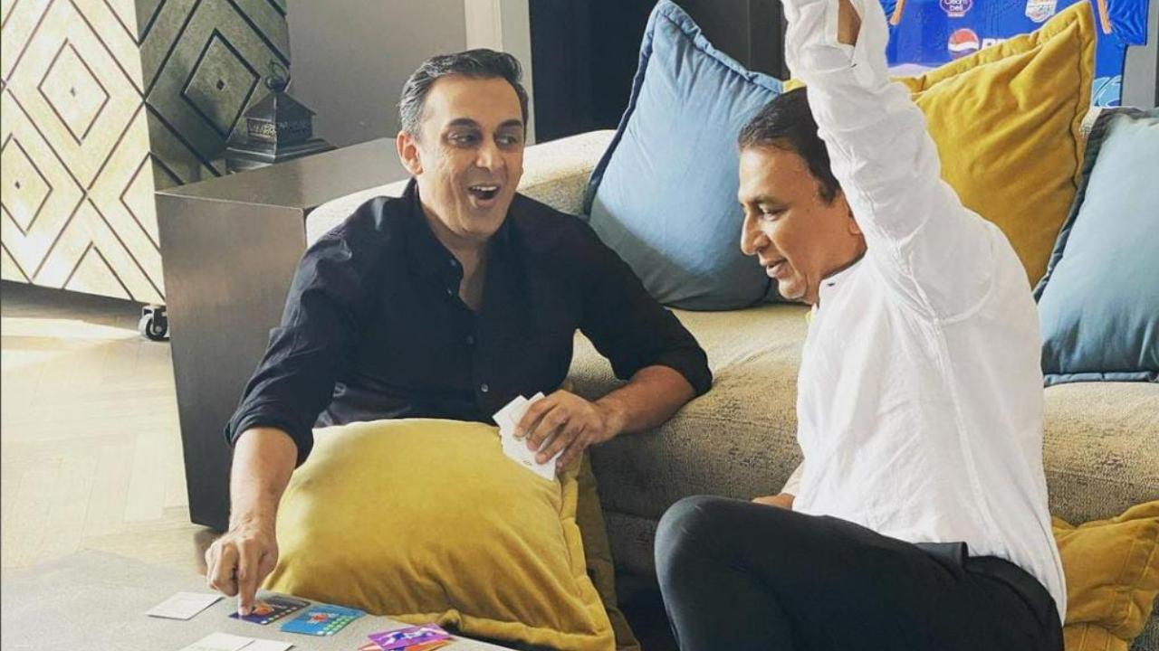 Rohan Gavaskar and Sunil Gavaskar