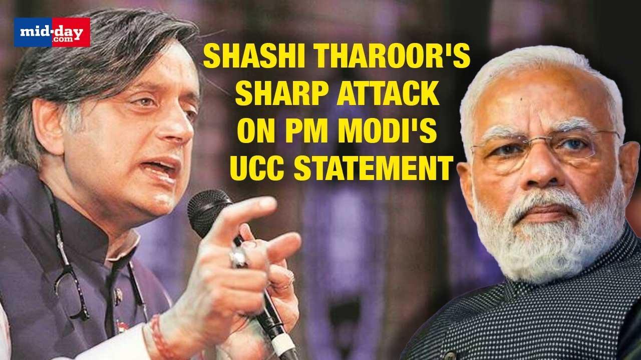 Shashi Tharoor attacks PM Modi on his UCC and triple talaq statements