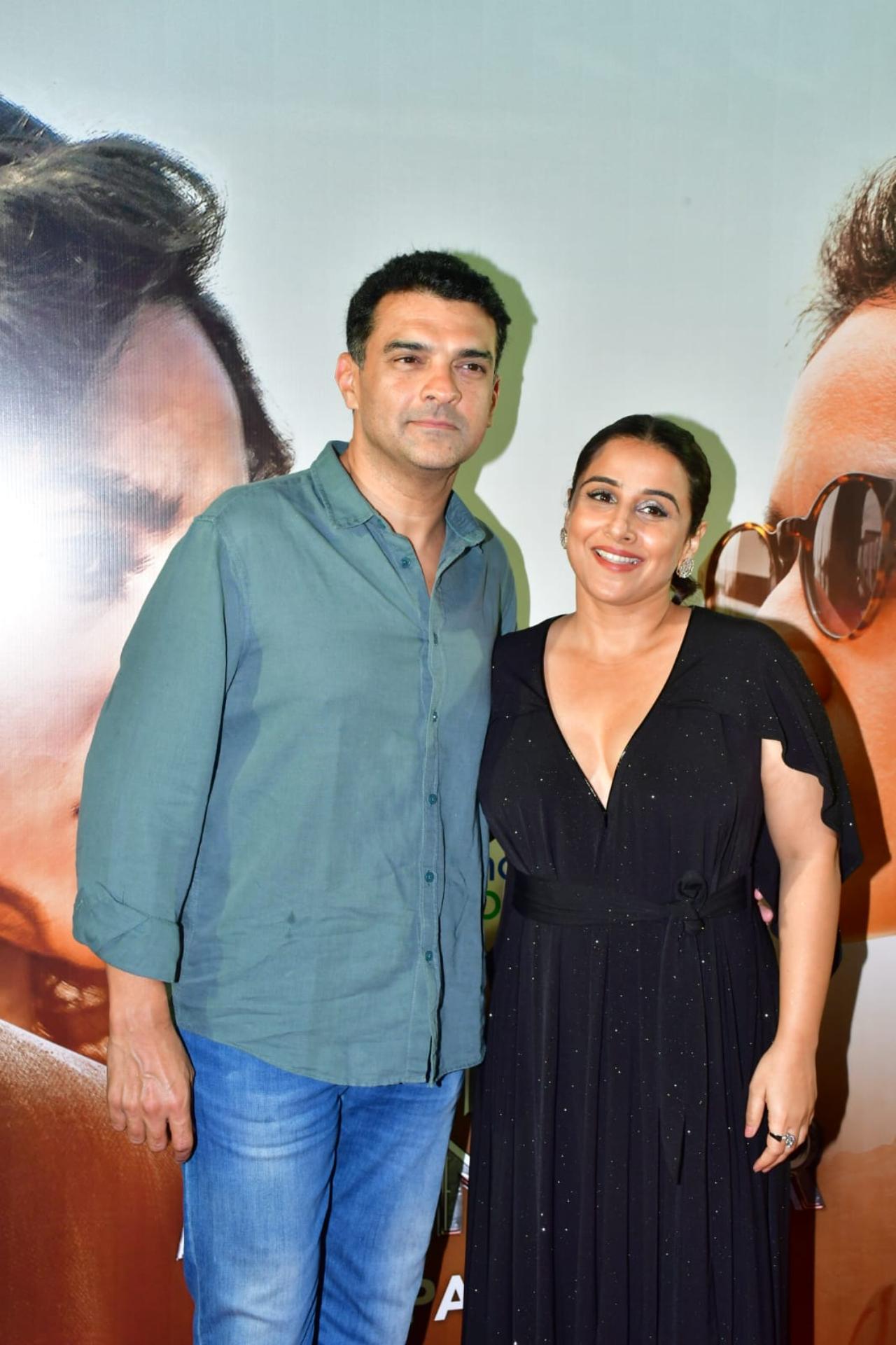 Aditya Roy Kapur's brother Siddharth Roy Kapur and sister-in-law Vidya Balan were in attendance to cheer for him