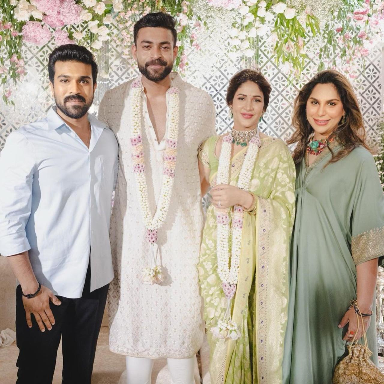 Ram Charan along with his wife Upasana blessed the couple. 