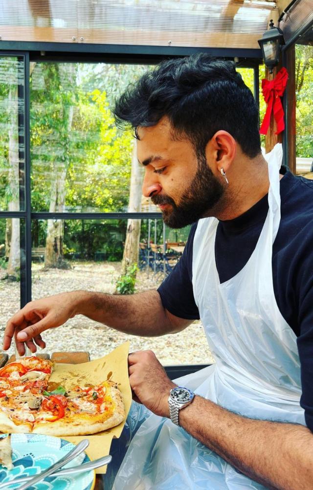He also shared pictures of him trying his hand at making pasta from scratch