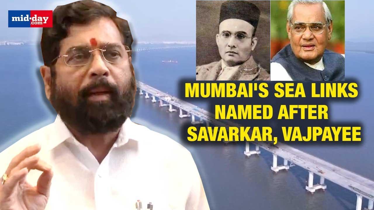 Maha cabinet approves renaming of 2 key sea links after Savarkar, Vajpayee
