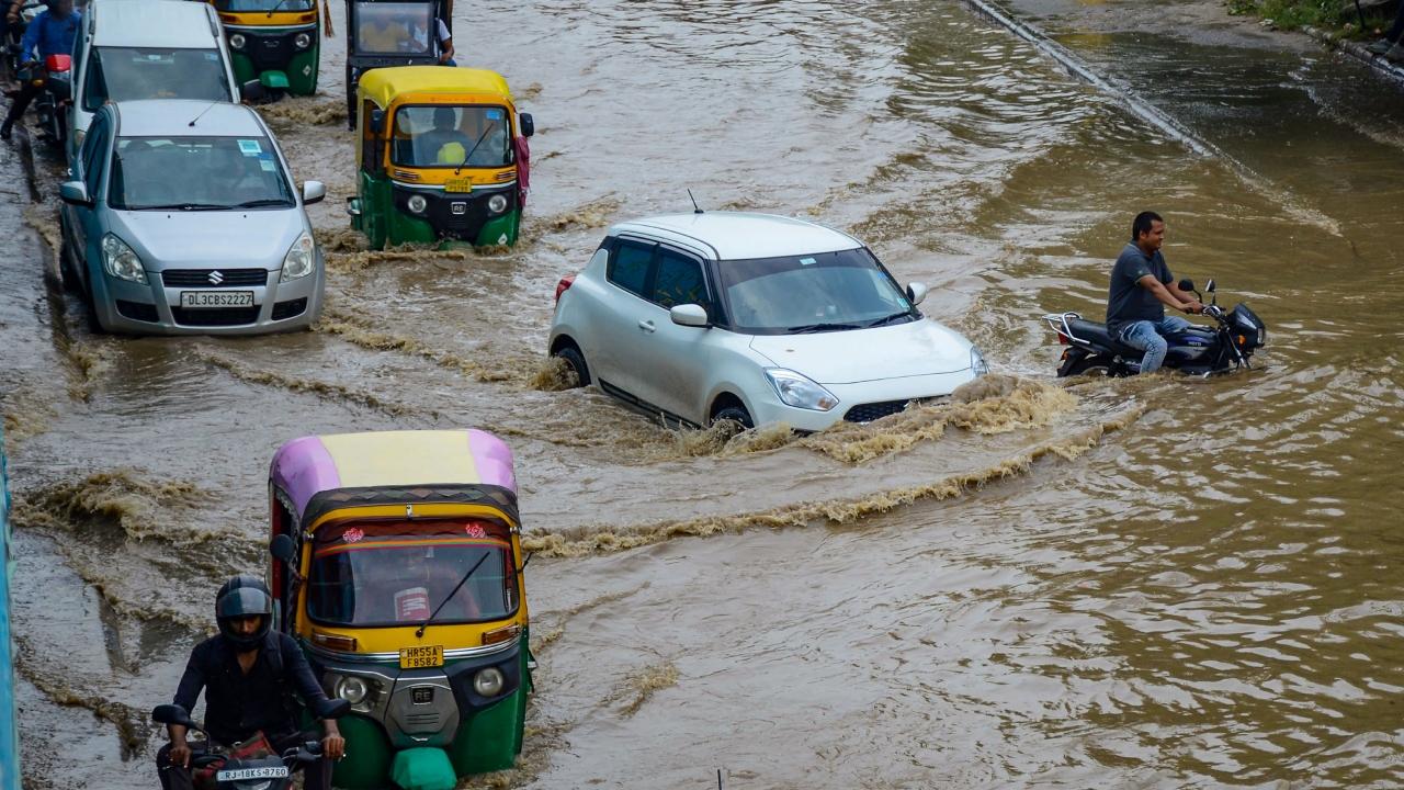 Other parts of the Delhi NCR region also received varying amounts of rainfall this morning, as they have been for the past few days