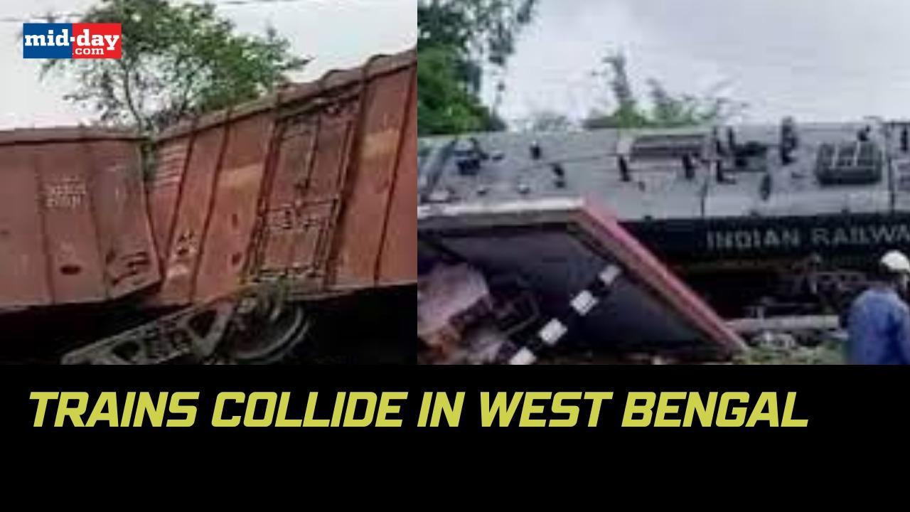 West Bengal Train Accident: Two Goods trains collide at Ondagram railway station