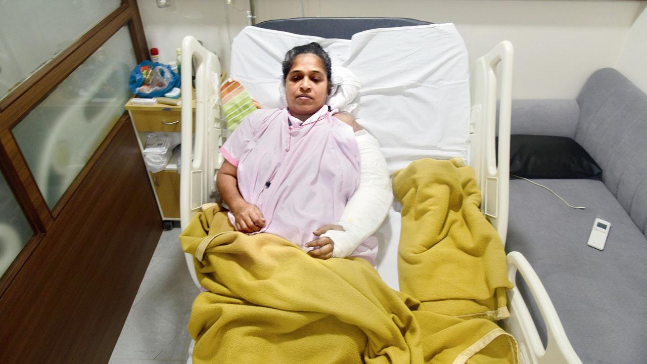 Docs save woman’s arm after diamond-cutting machine mishap