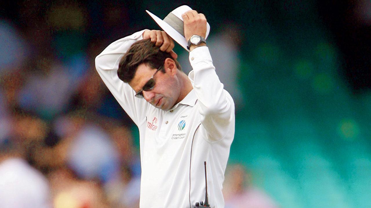 A 2007 image of Pakistani umpire Aleem Dar who has called it a day. PIC/GETTY IMAGES