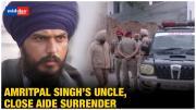 Khalistani sympathiser Amritpal Singh's uncle, close aide surrender before Punjab Police