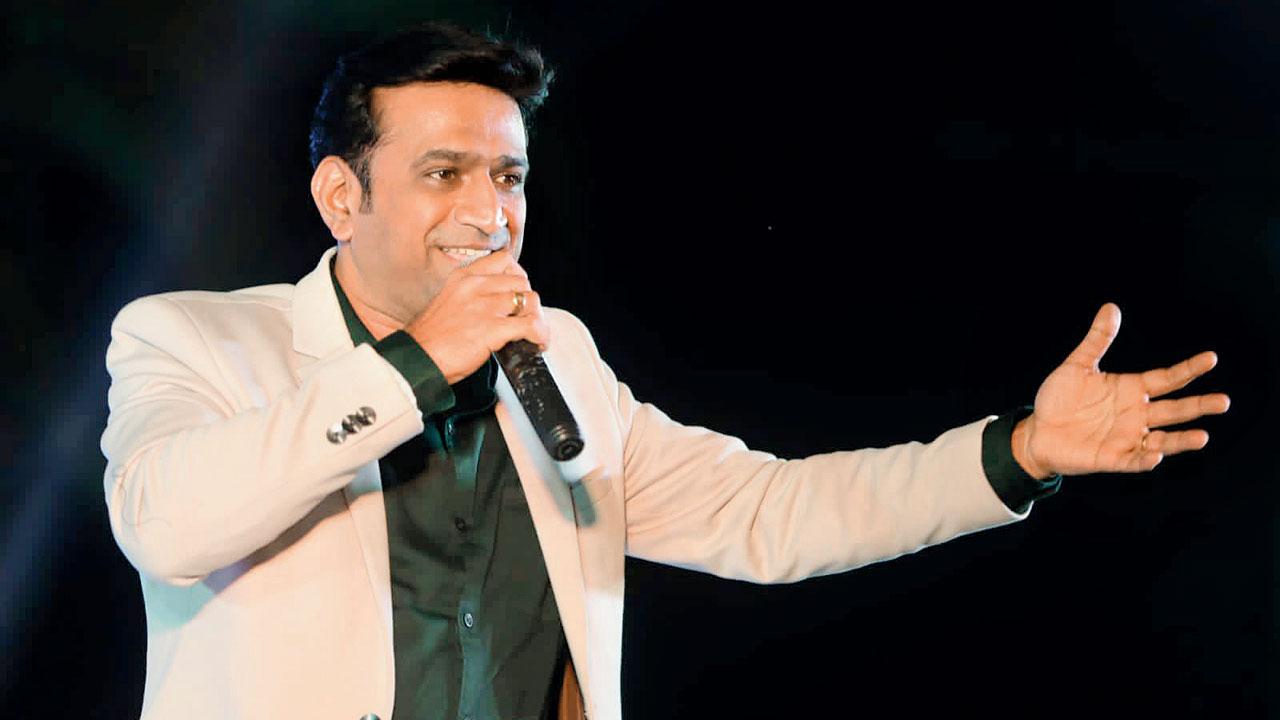 Subramanian during a show