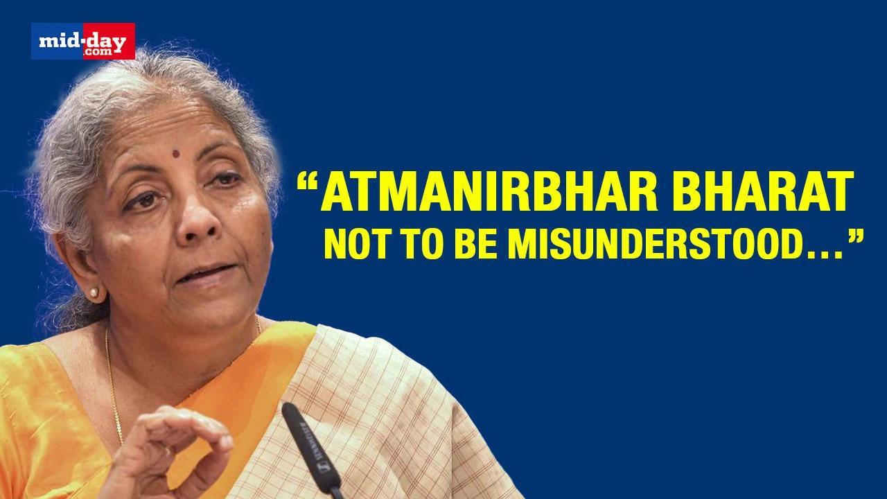 Atmanirbhar Bharat Not To Be Misunderstood As Protectionist Measure: FM Nirmala