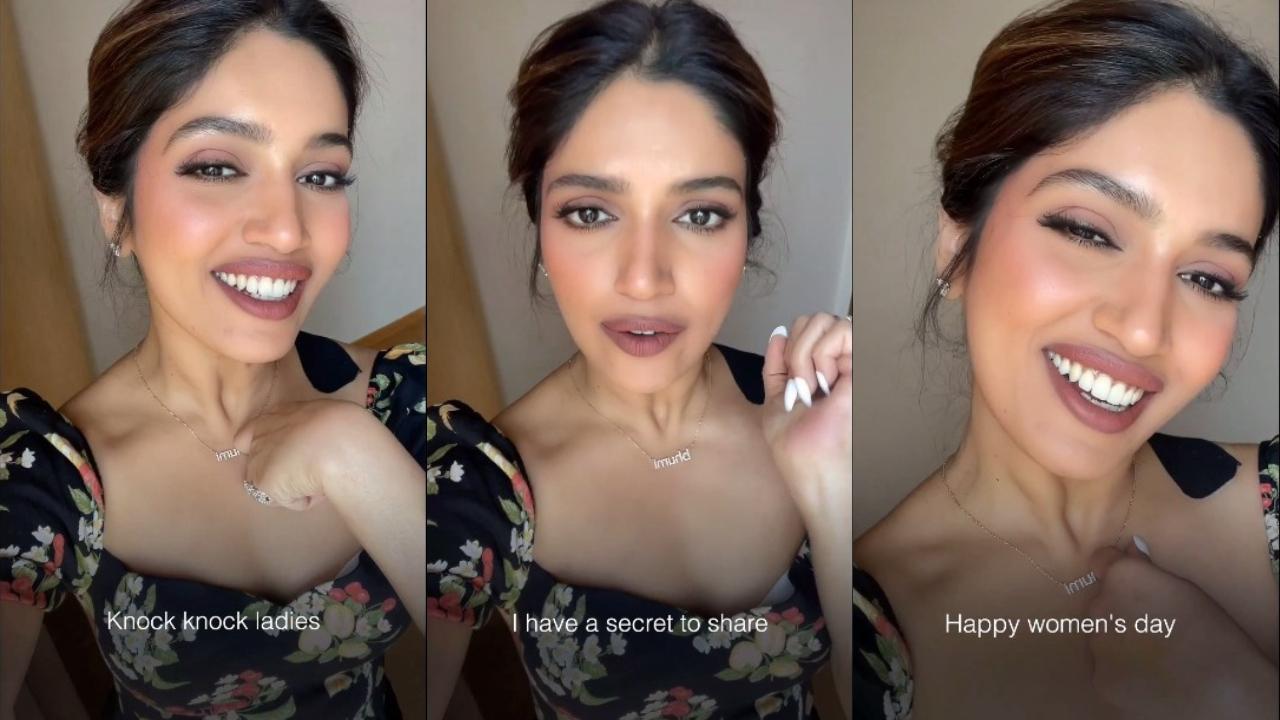 Bhumi Pednekar – Actress Bhumi Pednekar posted a video on Instagram saying, ‘Knock, knock, ladies, I have a secret to share: You’re the best. Happy Women’s Day with caption ‘Affirmation for today and everyday. #HappyWomensDay.
 