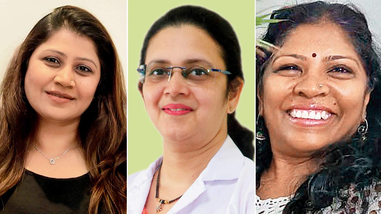 Vartika Mehta, Dr Sonal Kumta and Gayatri Anushthan