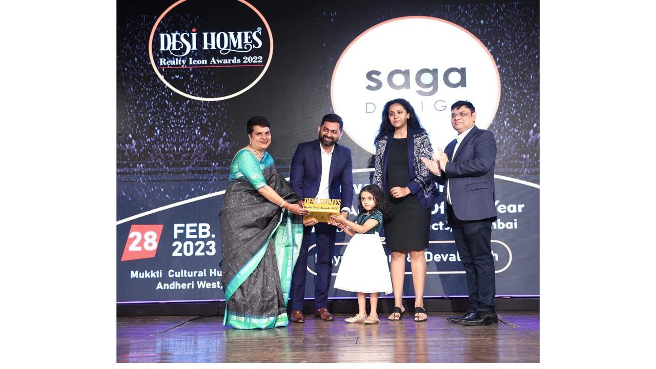 Desi Homes Realty Icon Awards Honored Mayur Gujare And Deval Shah For Saga Design Architects As Iconic Architect Of The Year
