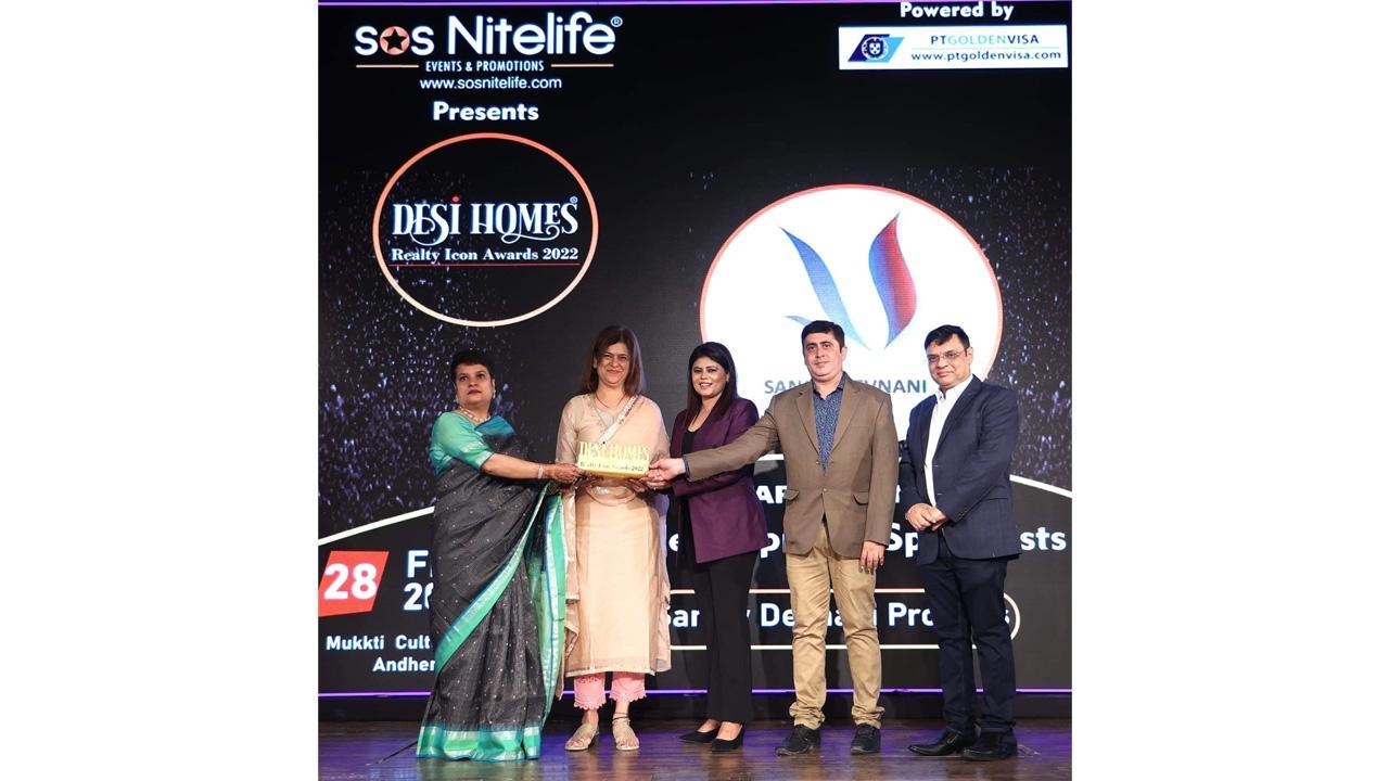 Desi Homes Realty Icon Awards Honored Sanjay Devnani Projects As Redevelopment Specialists 
