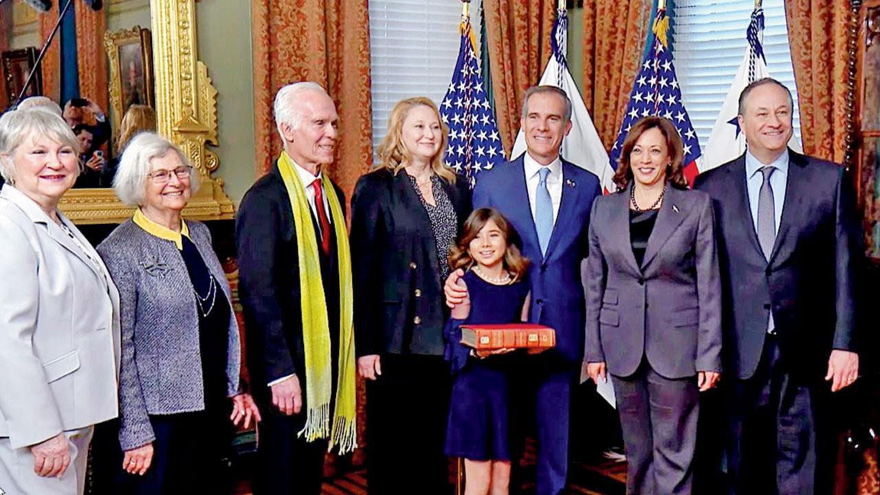 Eric Garcetti sworn in as US Ambassador