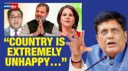 Country is extremely unhappy: Piyush Goyal On US, Germany Remarks On Rahul Gandhi’s Disqualification