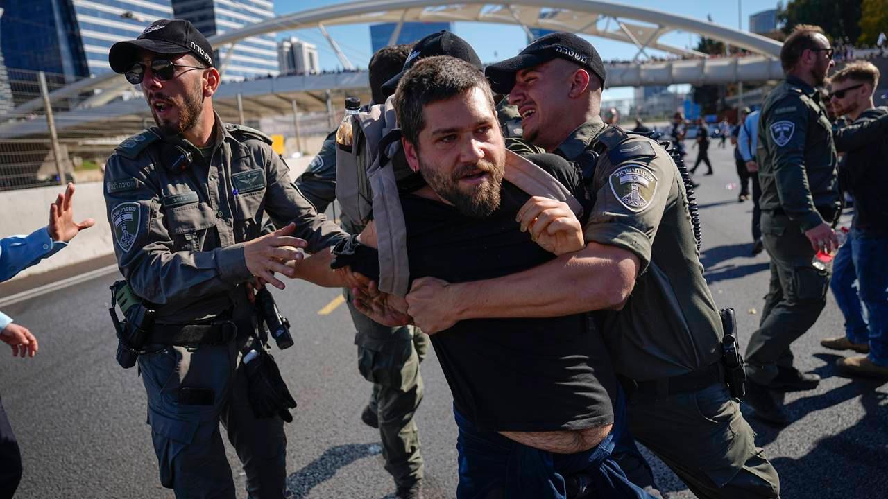 Beyond the protests, which have drawn tens of thousands of Israelis to the streets and recently became violent, opposition has surged from across society, with business leaders and legal officials speaking out against what they say will be the ruinous effects of the plan. Pic/AFP