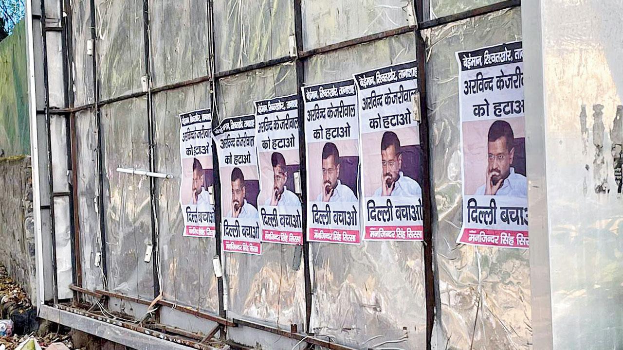 BJP puts up ‘Kejriwal hatao’ posters, Delhi CM says ‘no objection’